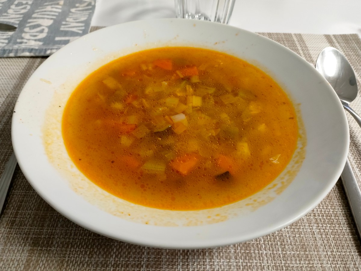 Sopa de verduras en «juliana»